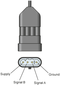 sensor bearing AMP Superseal Connector wiring